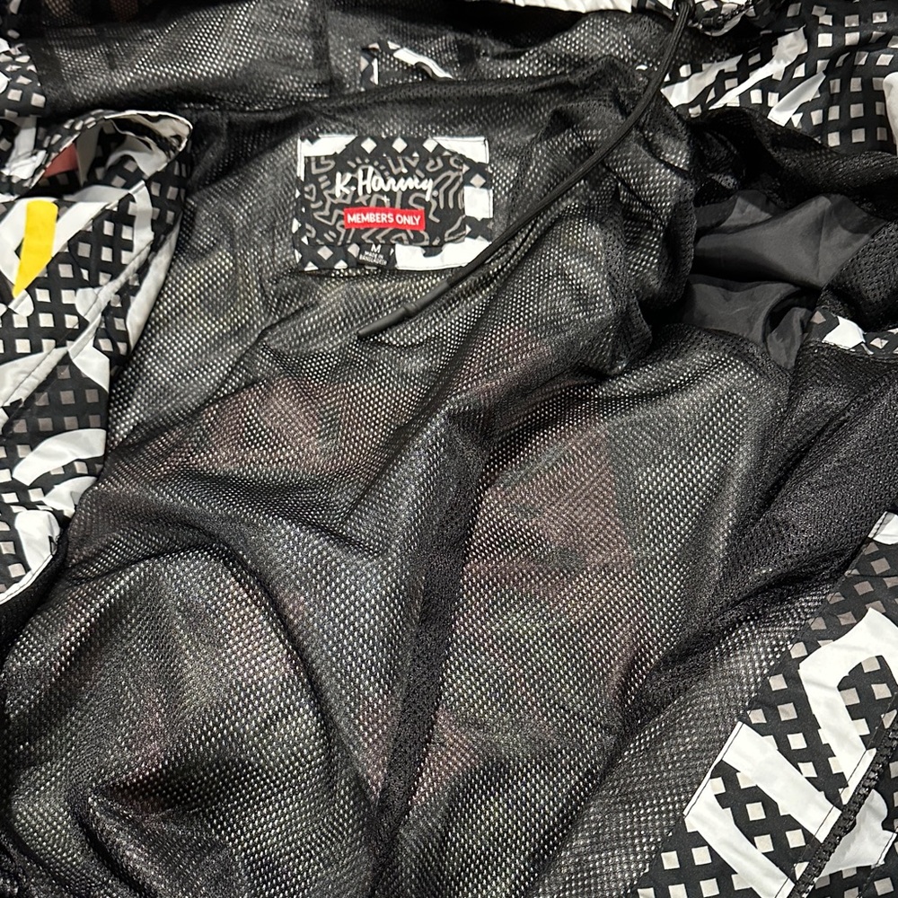 Members Only Graphic Performance Jacket - Black, … - image 7